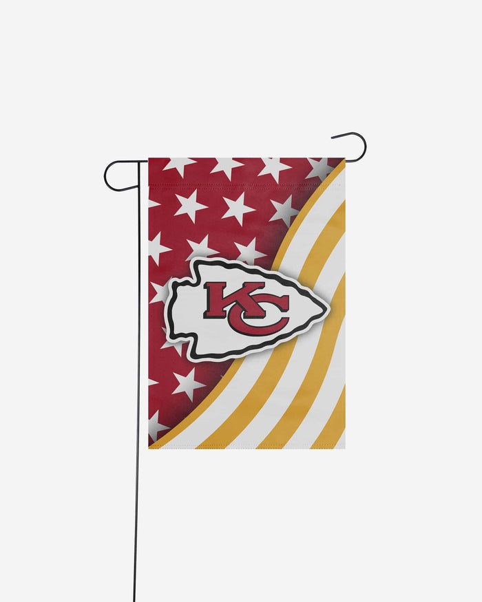 Kansas City Chiefs Americana Garden Flag FOCO - FOCO.com
