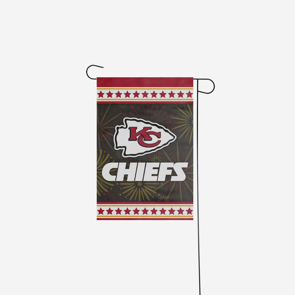 Kansas City Chiefs Garden Flag With Stand – Double-Sided 13x18 Inch Yard Flag, Powder Coated Steel Holder - View #11