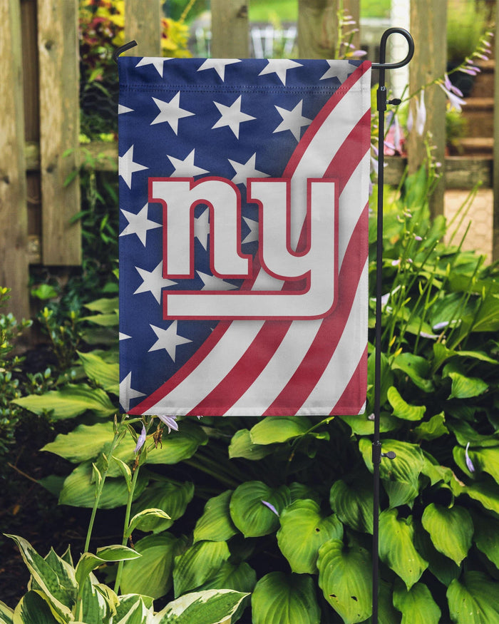 New York Giants Americana Garden Flag FOCO - FOCO.com