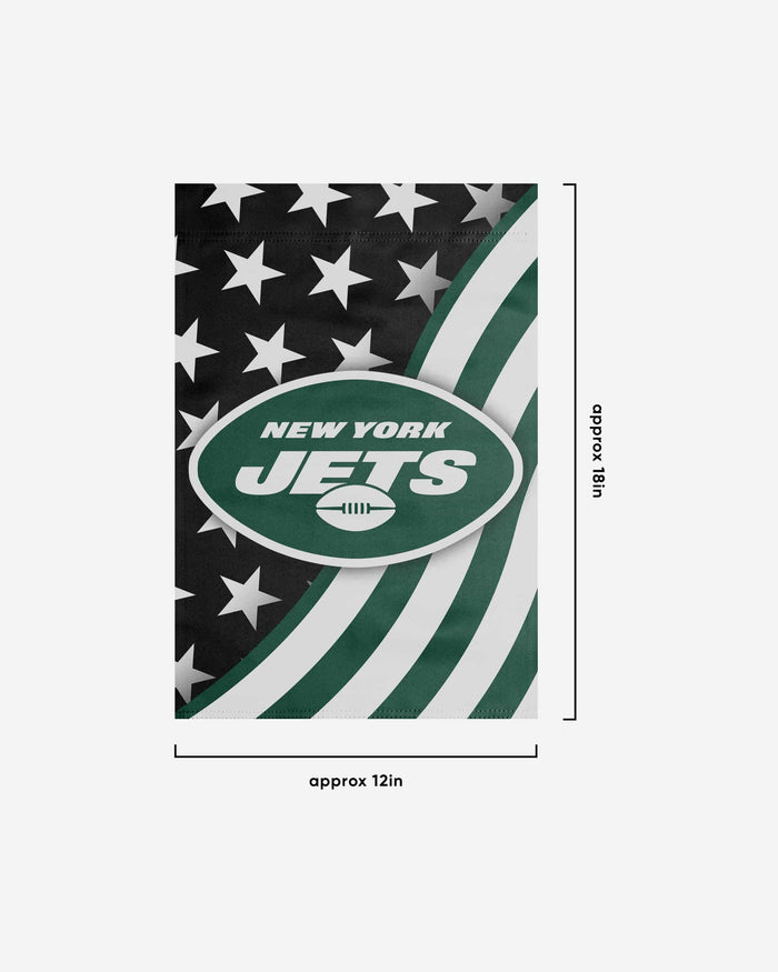 New York Jets Americana Garden Flag FOCO - FOCO.com