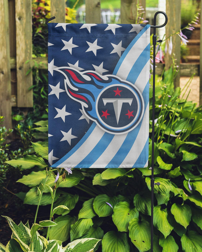 Tennessee Titans Americana Garden Flag FOCO - FOCO.com