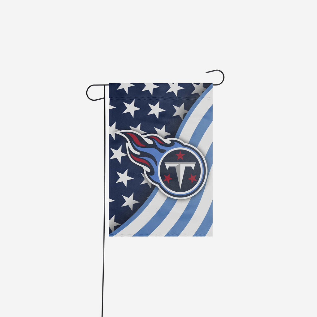 Tennessee Titans Americana Garden Flag FOCO - FOCO.com