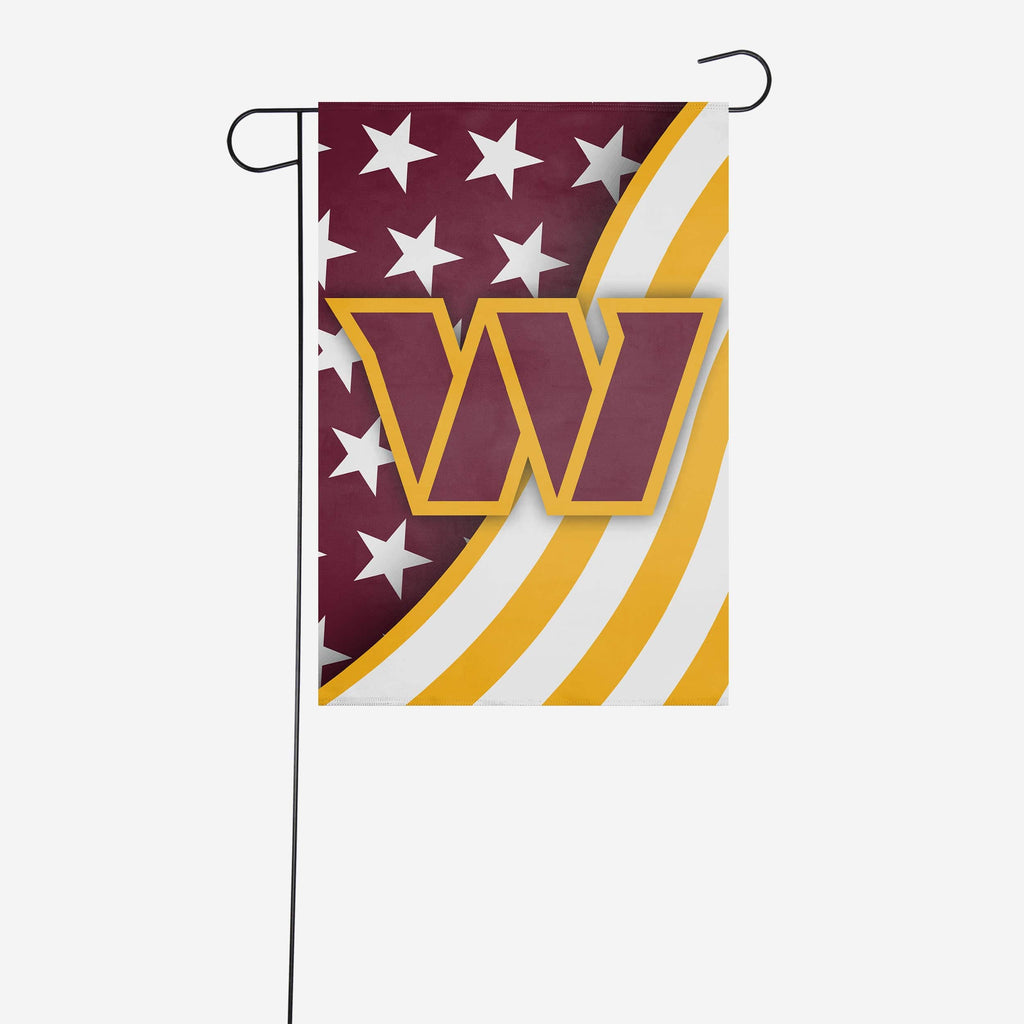 Washington Commanders Americana Garden Flag FOCO - FOCO.com
