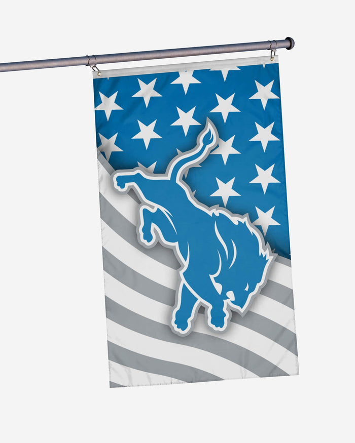 Detroit Lions Americana Horizontal Flag FOCO - FOCO.com