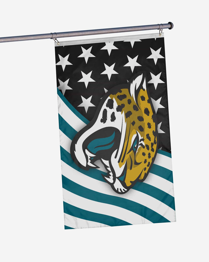 Jacksonville Jaguars Americana Horizontal Flag FOCO - FOCO.com
