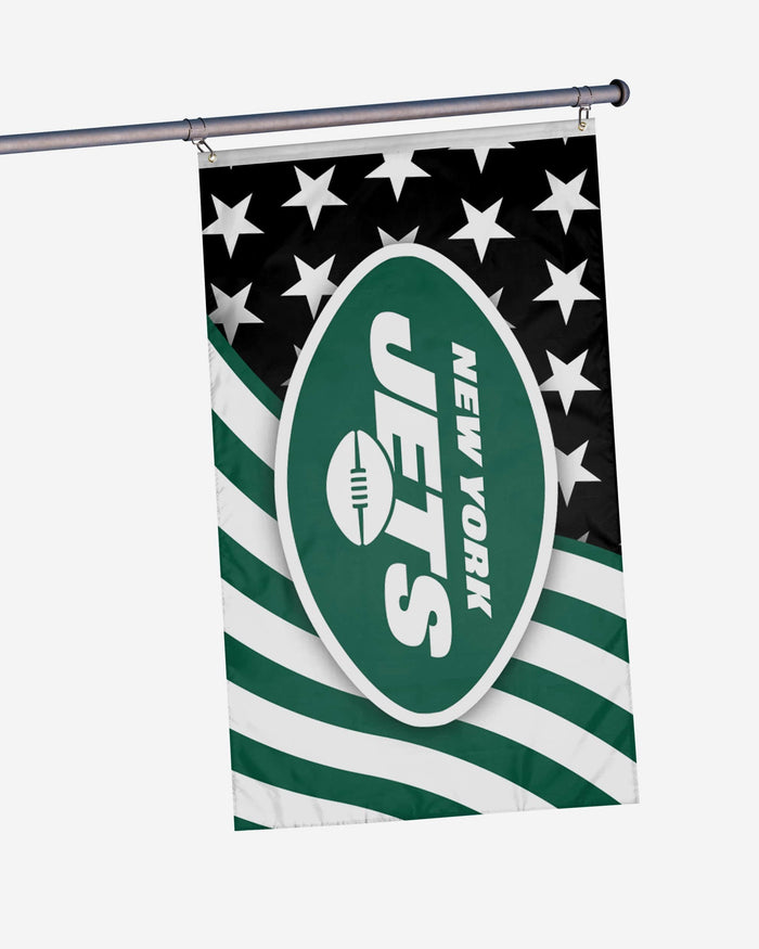 New York Jets Americana Horizontal Flag FOCO - FOCO.com