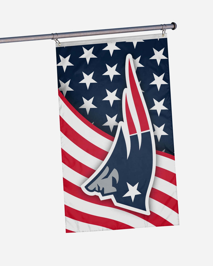 New England Patriots Americana Horizontal Flag FOCO - FOCO.com