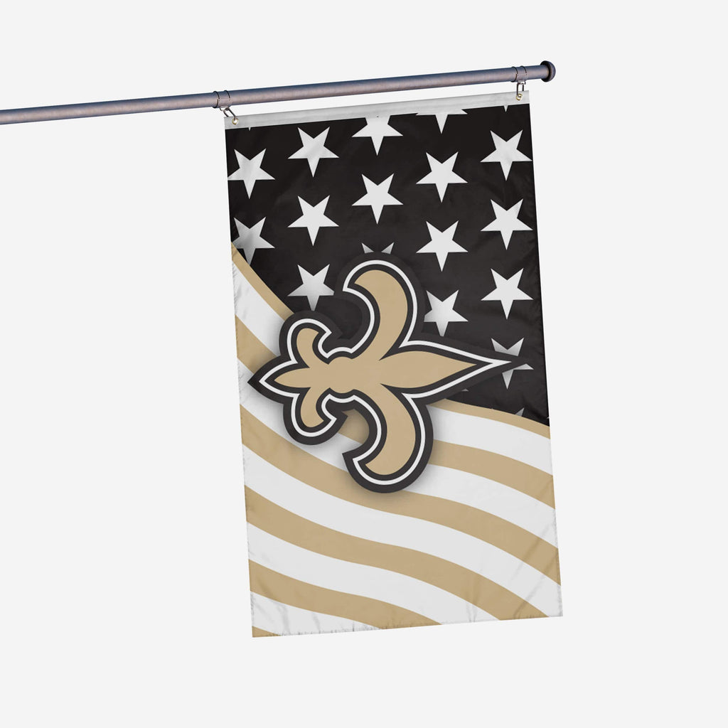 New Orleans Saints Americana Horizontal Flag FOCO - FOCO.com