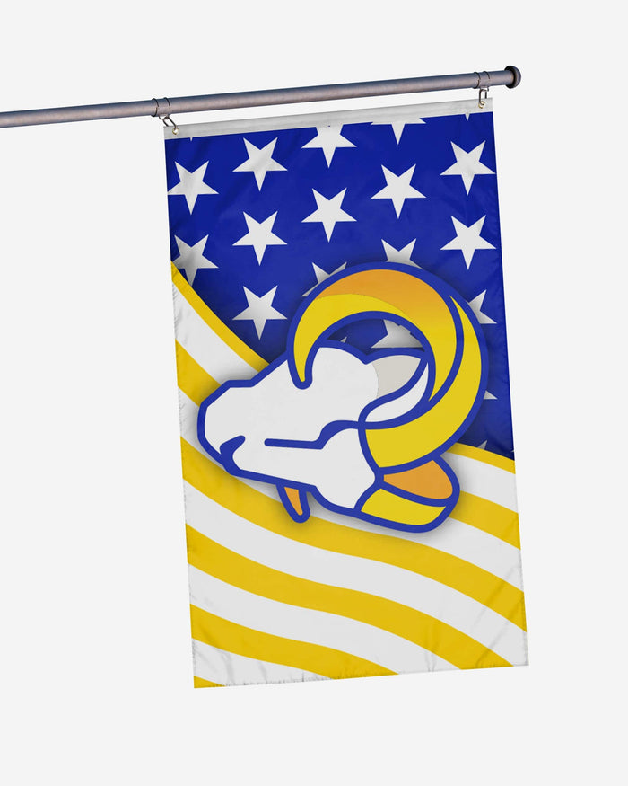 Los Angeles Rams Americana Horizontal Flag FOCO - FOCO.com