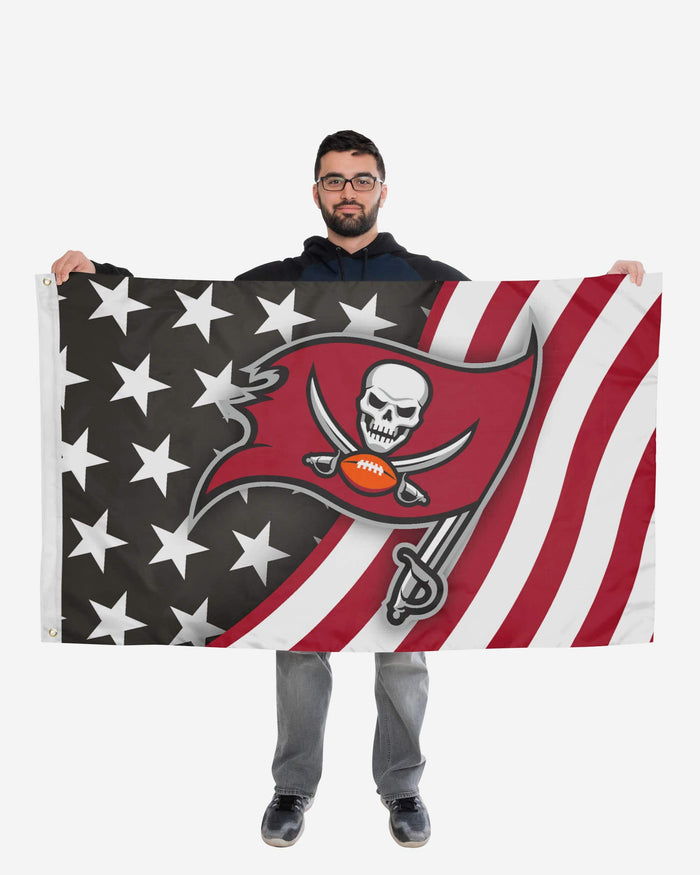 Tampa Bay Buccaneers Americana Horizontal Flag FOCO - FOCO.com