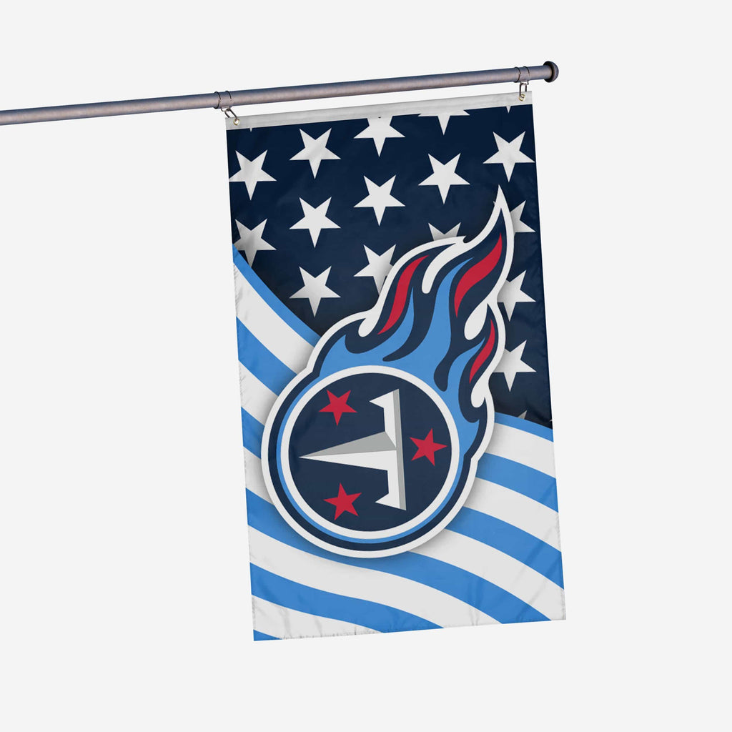 Tennessee Titans Americana Horizontal Flag FOCO - FOCO.com