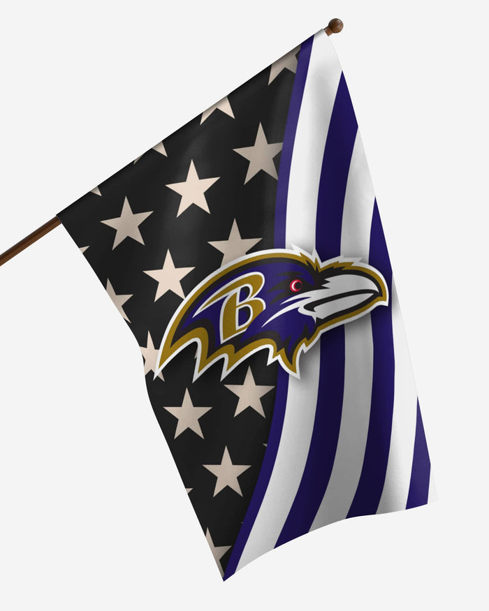 Baltimore Ravens Americana Vertical Flag FOCO - FOCO.com