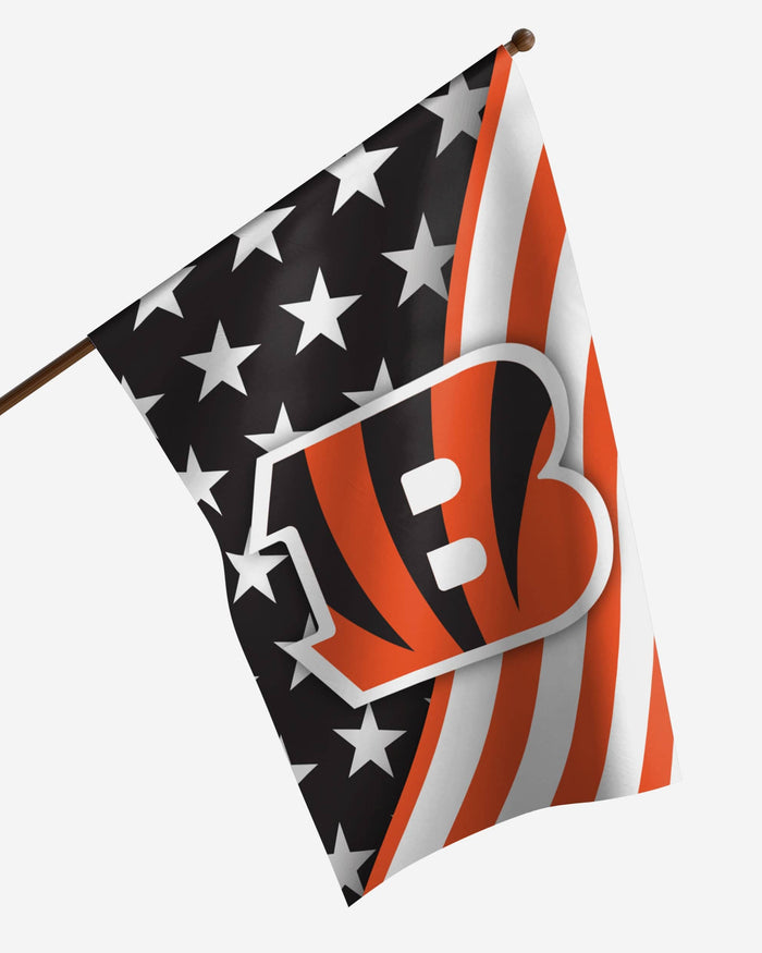 Cincinnati Bengals Americana Vertical Flag FOCO - FOCO.com