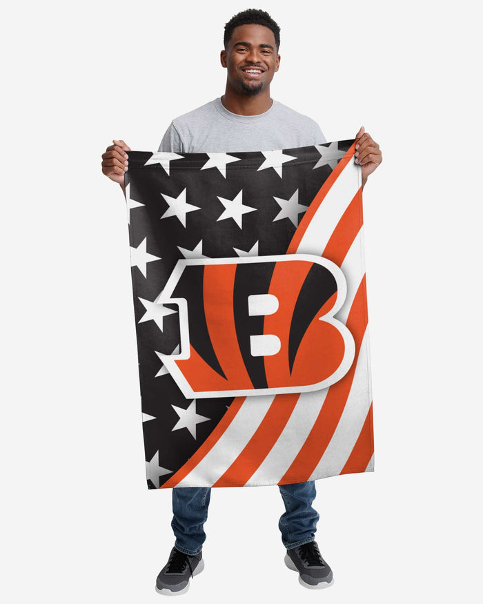 Cincinnati Bengals Americana Vertical Flag FOCO - FOCO.com