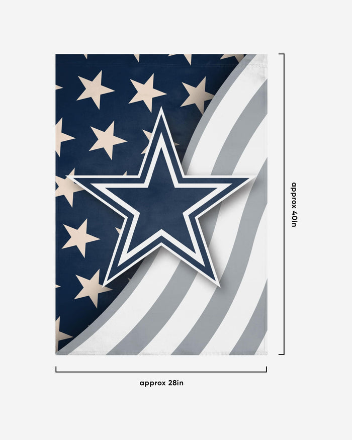 Dallas Cowboys Americana Vertical Flag FOCO - FOCO.com