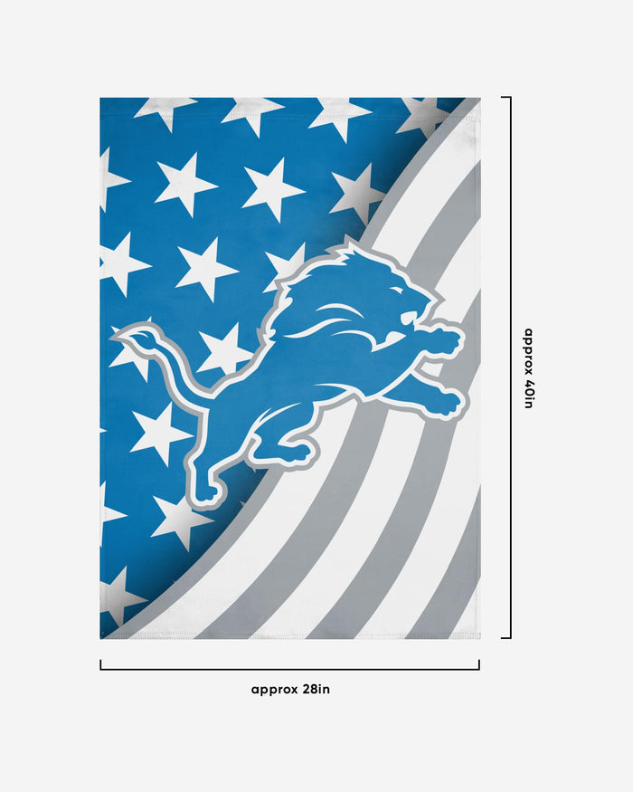 Detroit Lions Americana Vertical Flag FOCO - FOCO.com
