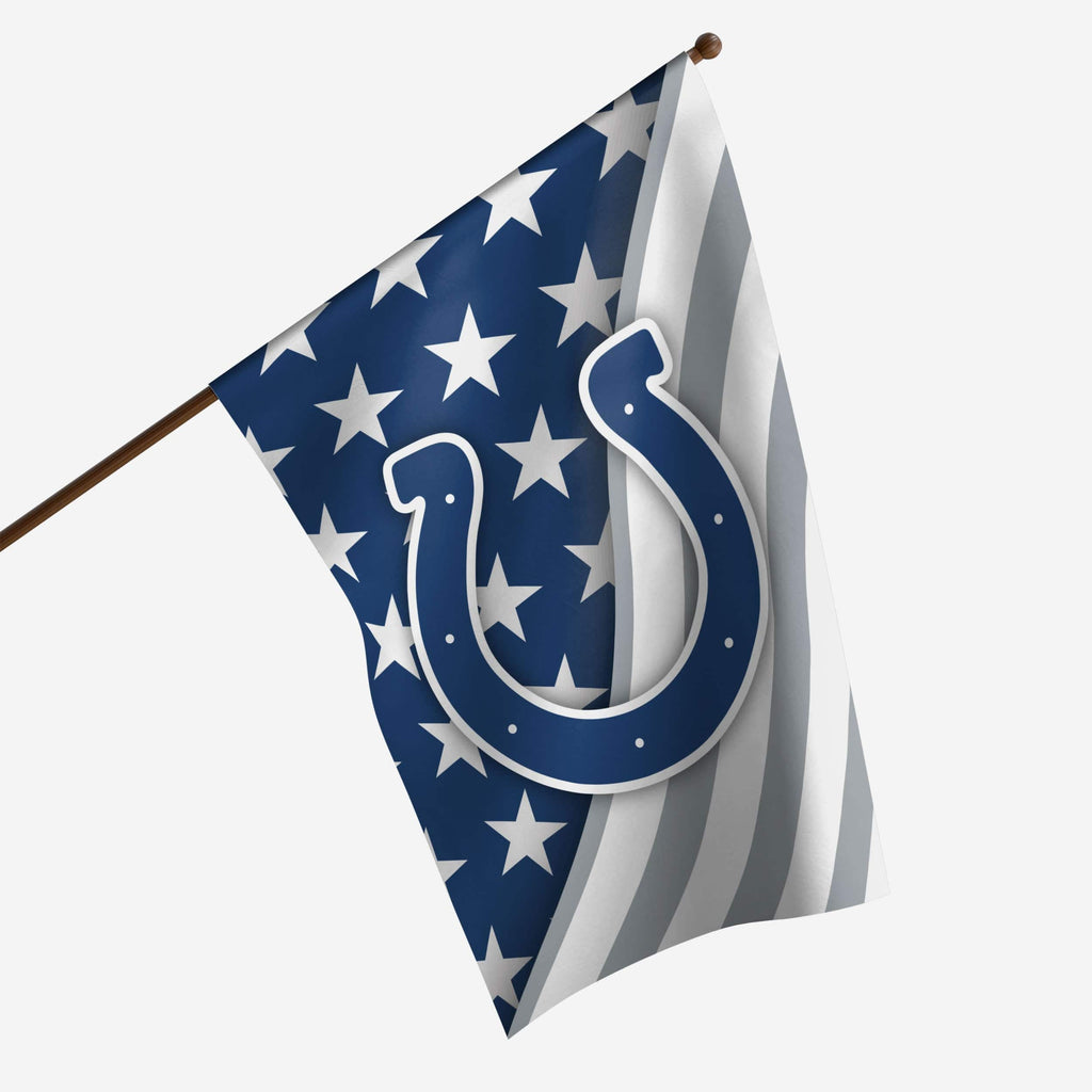 Indianapolis Colts Americana Vertical Flag FOCO - FOCO.com