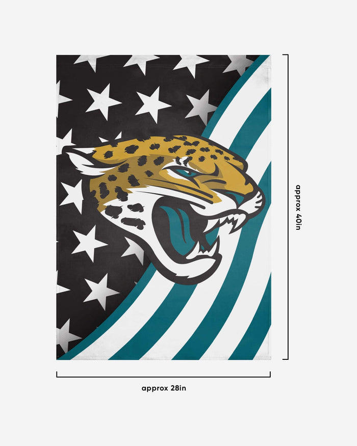 Jacksonville Jaguars Americana Vertical Flag FOCO - FOCO.com