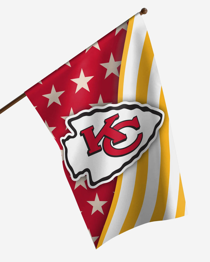 Kansas City Chiefs Americana Vertical Flag FOCO - FOCO.com