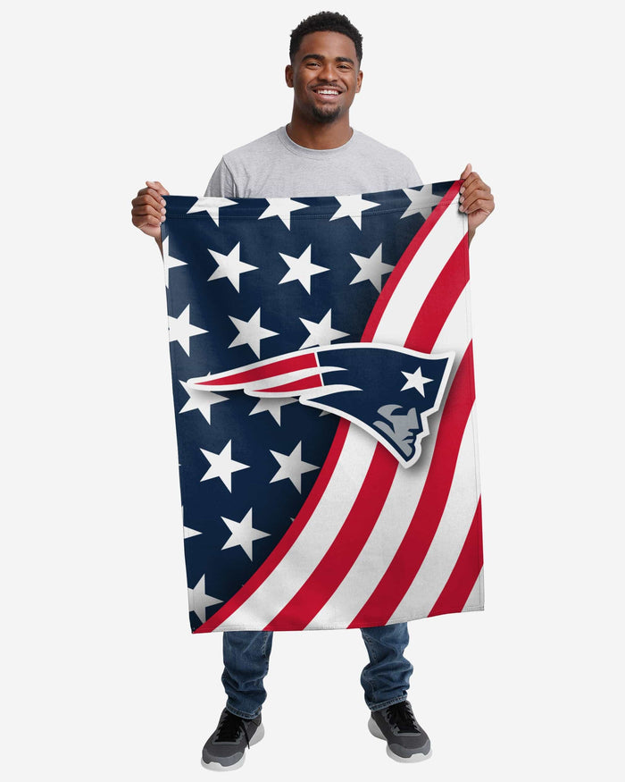 New England Patriots Americana Vertical Flag FOCO - FOCO.com