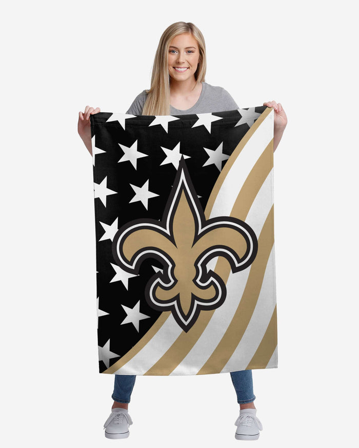 New Orleans Saints Americana Vertical Flag FOCO - FOCO.com