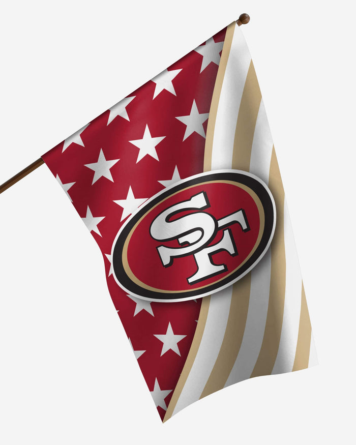 San Francisco 49ers Americana Vertical Flag FOCO - FOCO.com
