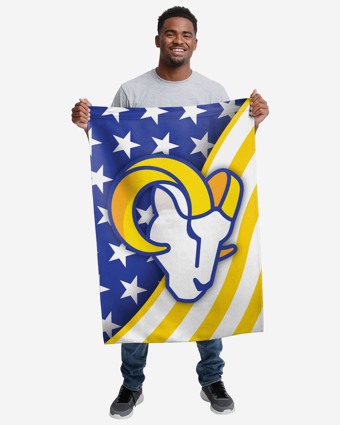 Los Angeles Rams Americana Vertical Flag FOCO - FOCO.com