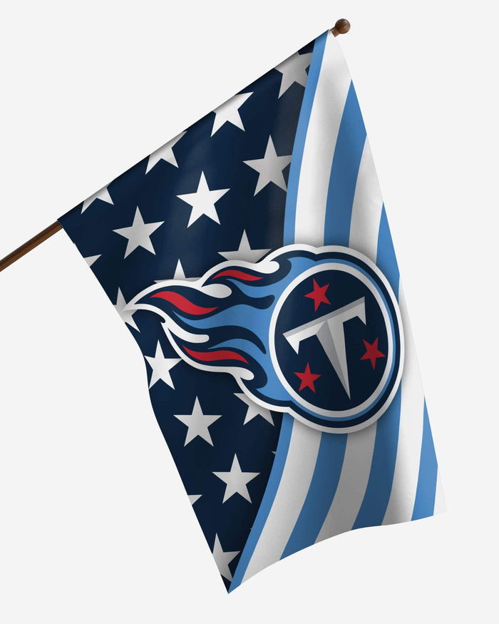 Tennessee Titans Americana Vertical Flag FOCO - FOCO.com