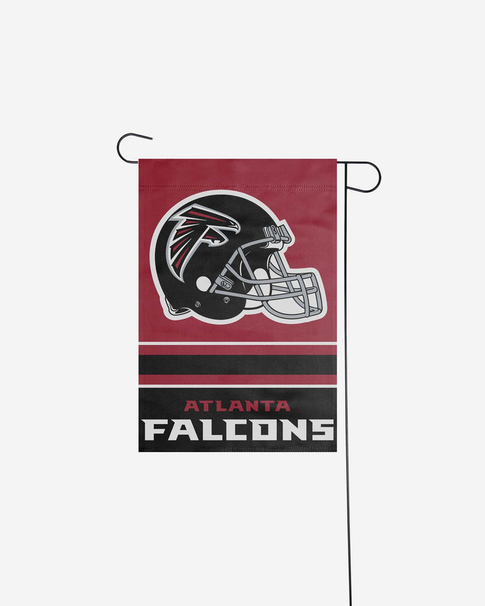 Atlanta Falcons Colorblock Helmet Garden Flag FOCO - FOCO.com