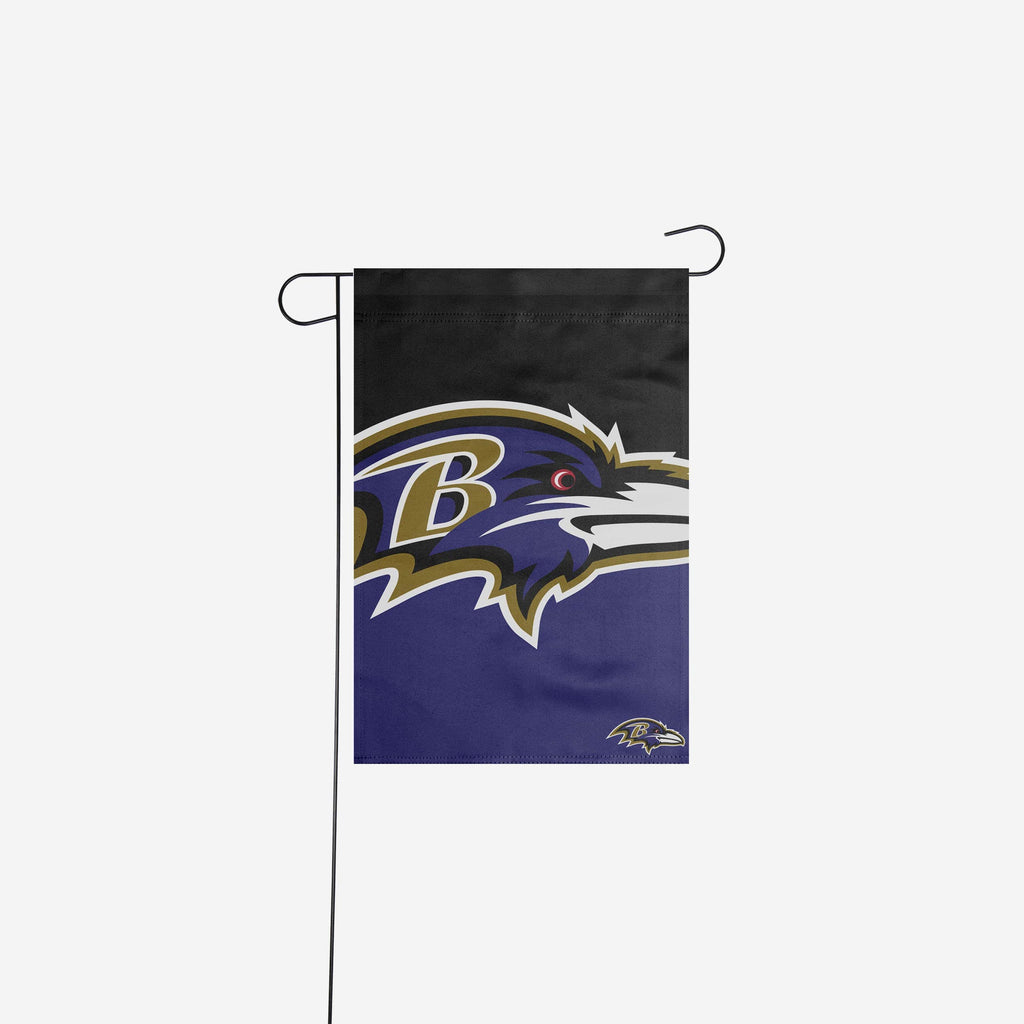 Baltimore Ravens Colorblock Helmet Garden Flag FOCO - FOCO.com