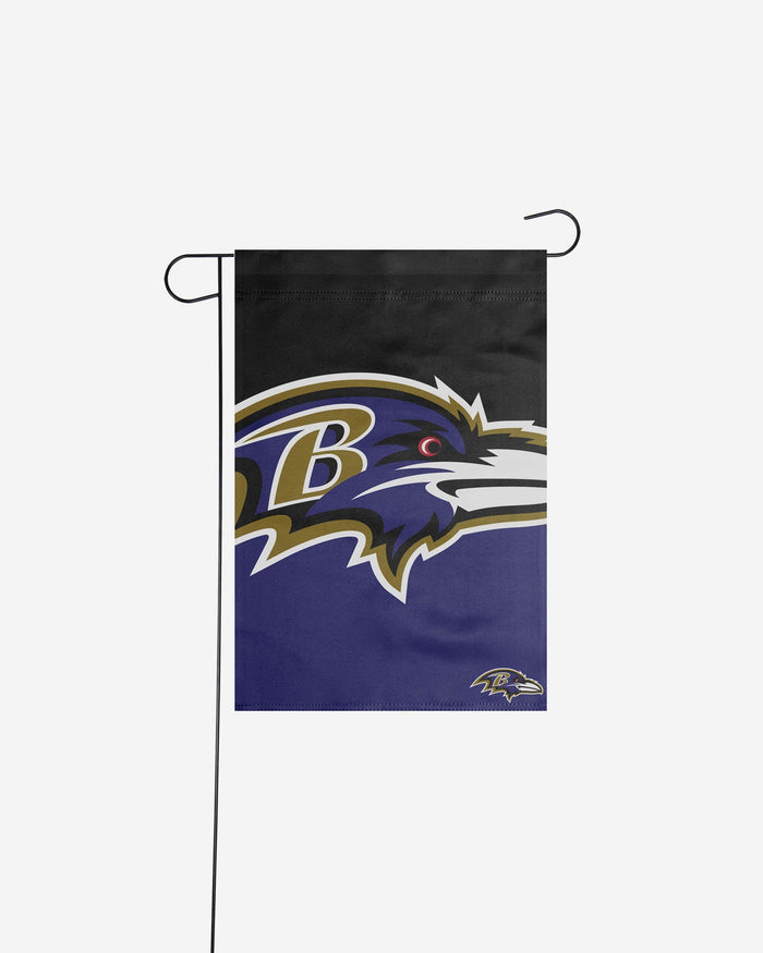 Baltimore Ravens Colorblock Helmet Garden Flag FOCO - FOCO.com