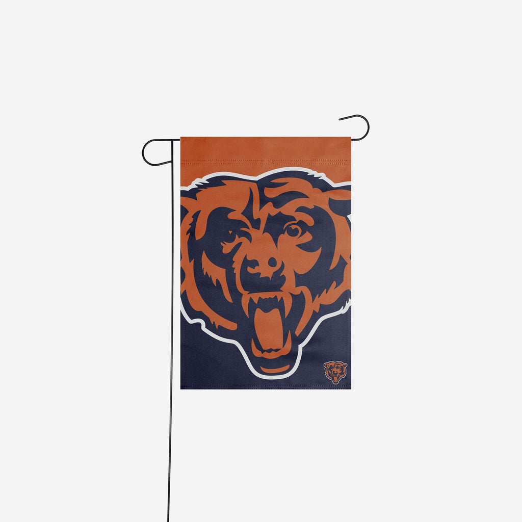 Chicago Bears Colorblock Helmet Garden Flag FOCO - FOCO.com