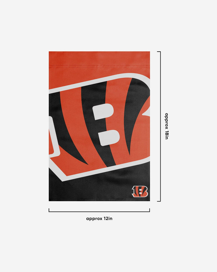 Cincinnati Bengals Colorblock Helmet Garden Flag FOCO - FOCO.com