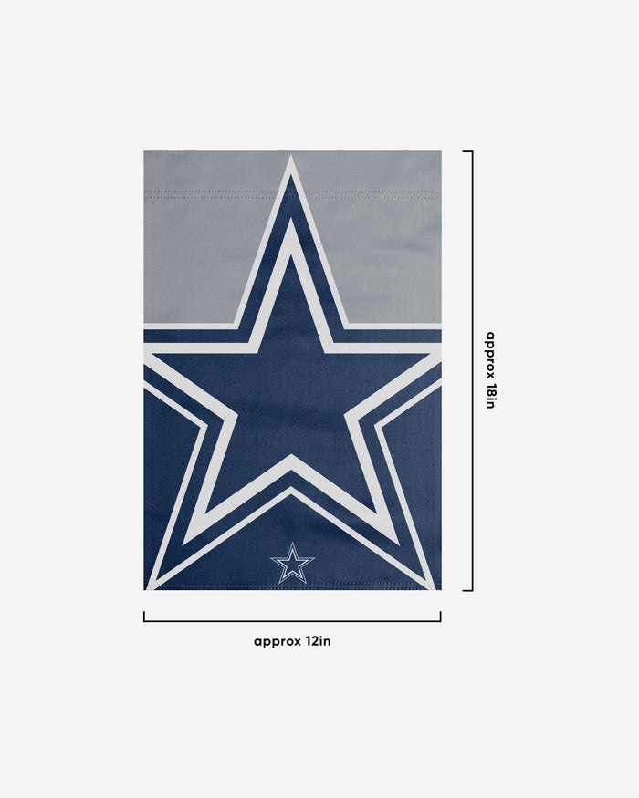 Dallas Cowboys Colorblock Helmet Garden Flag FOCO - FOCO.com