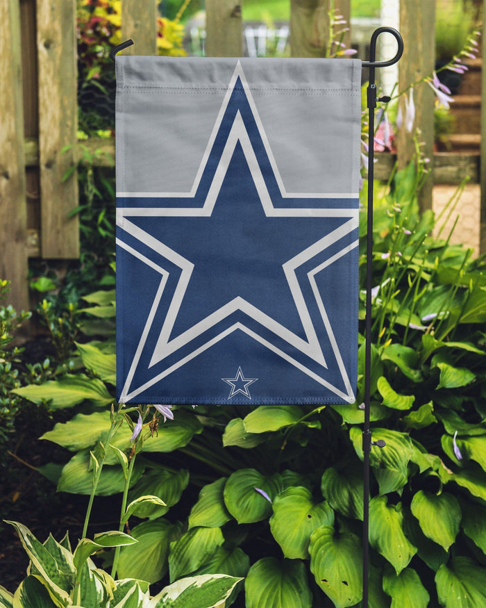 Dallas Cowboys Colorblock Helmet Garden Flag FOCO - FOCO.com