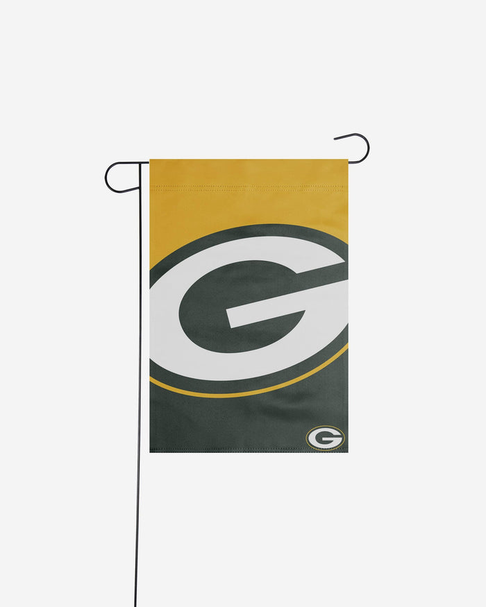 Green Bay Packers Colorblock Helmet Garden Flag FOCO - FOCO.com