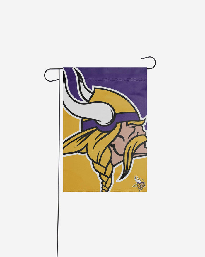 Minnesota Vikings Colorblock Helmet Garden Flag FOCO - FOCO.com