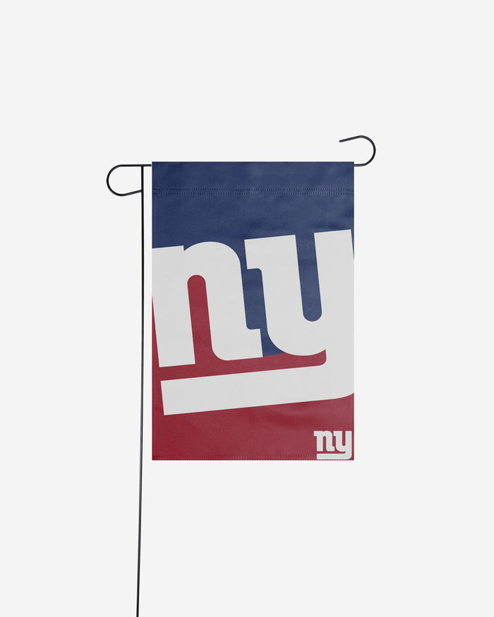 New York Giants Colorblock Helmet Garden Flag FOCO - FOCO.com