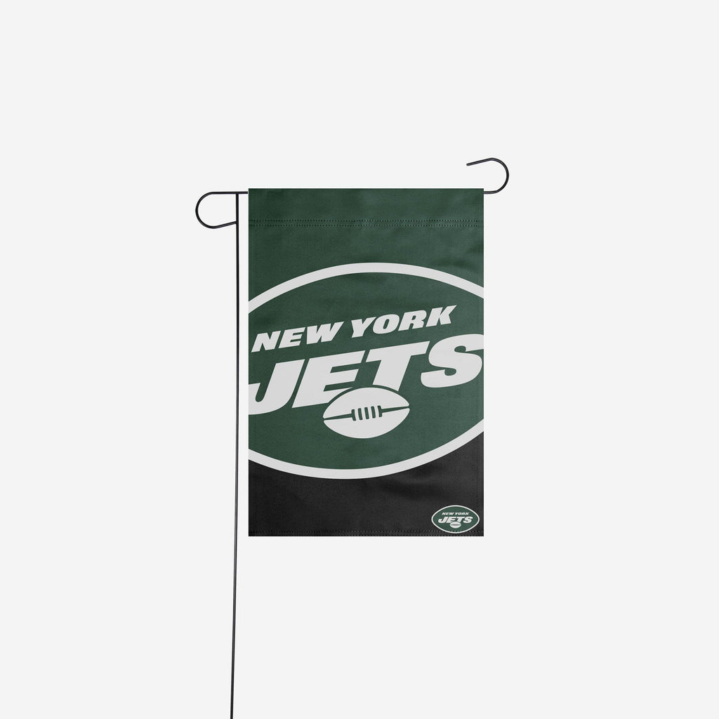 New York Jets Colorblock Helmet Garden Flag FOCO - FOCO.com