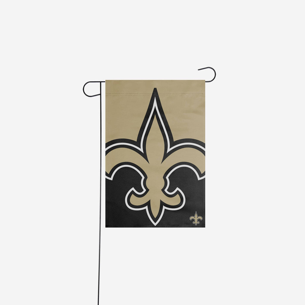 New Orleans Saints Colorblock Helmet Garden Flag FOCO - FOCO.com