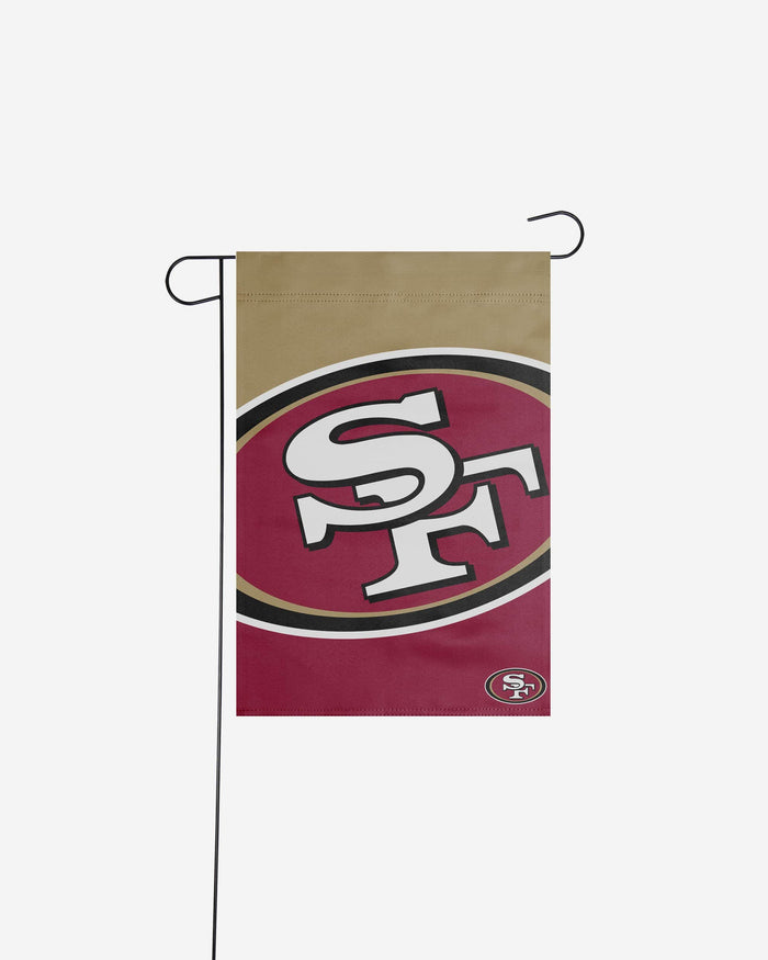 San Francisco 49ers Colorblock Helmet Garden Flag FOCO - FOCO.com