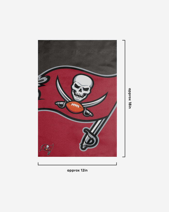 Tampa Bay Buccaneers Colorblock Helmet Garden Flag FOCO - FOCO.com