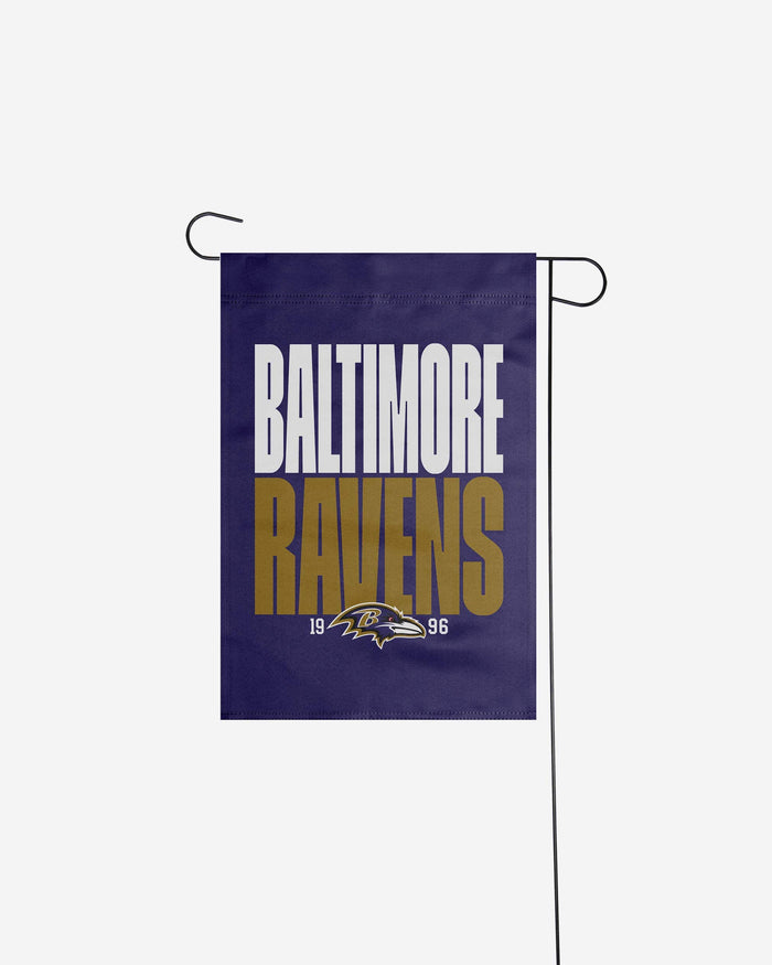 Baltimore Ravens Garden Flag FOCO - FOCO.com