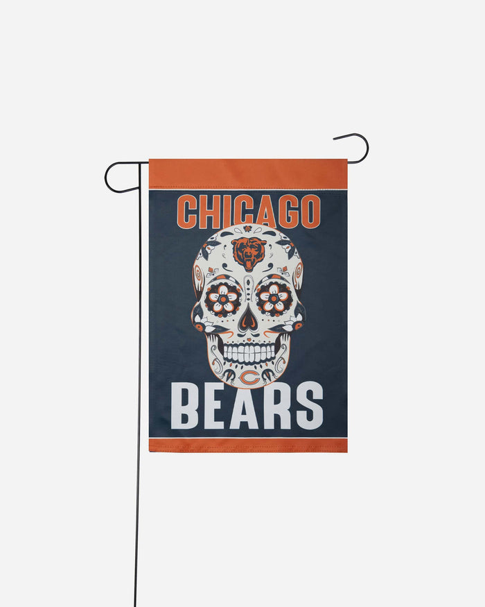 Chicago Bears Day Of The Dead Garden Flag FOCO - FOCO.com