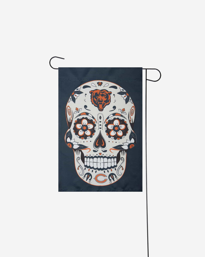 Chicago Bears Day of the Dead Garden Flag FOCO - FOCO.com