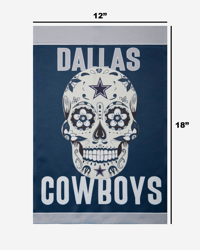 Dallas Cowboys Day of the Dead Garden Flag FOCO - FOCO.com