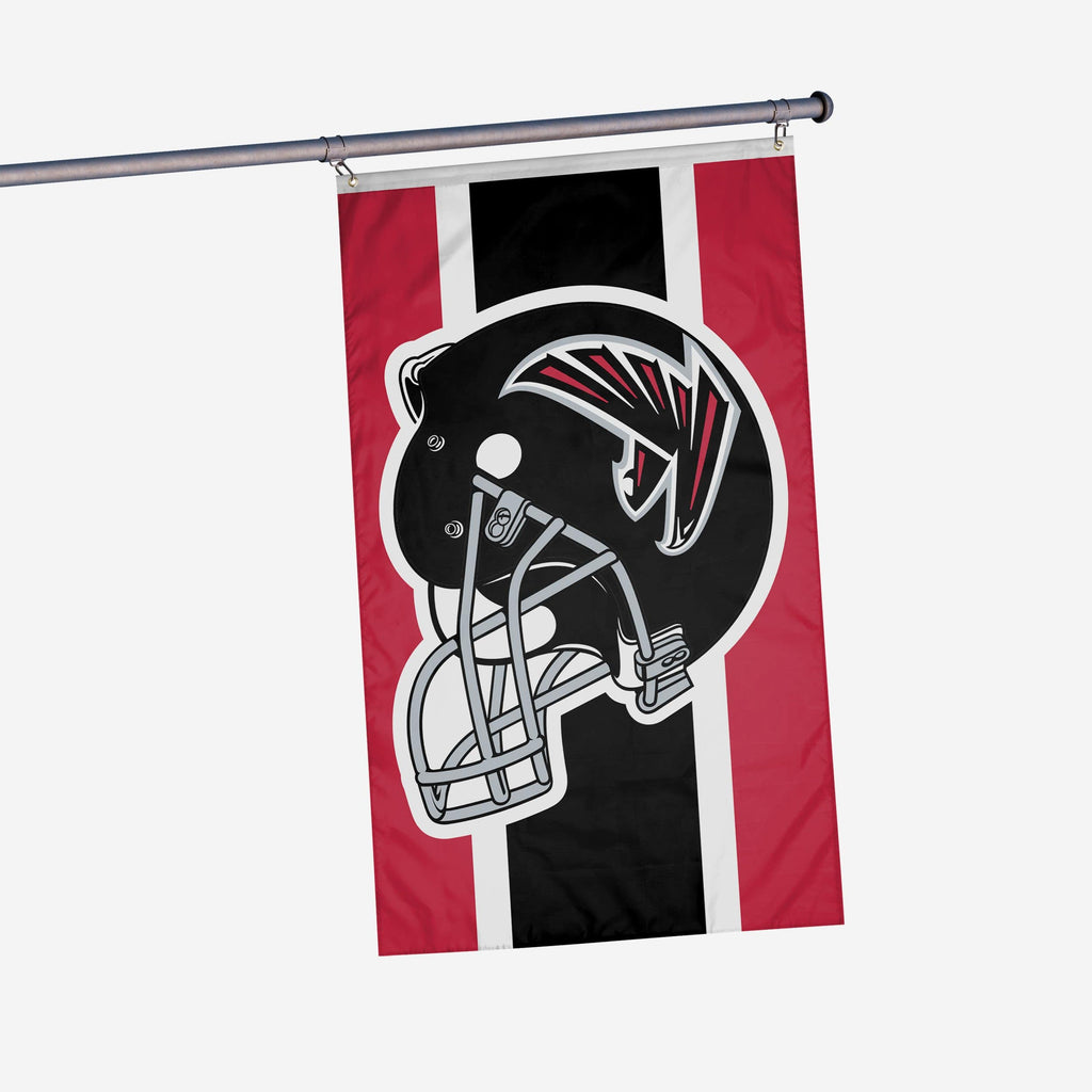 Atlanta Falcons Helmet Horizontal Flag FOCO - FOCO.com