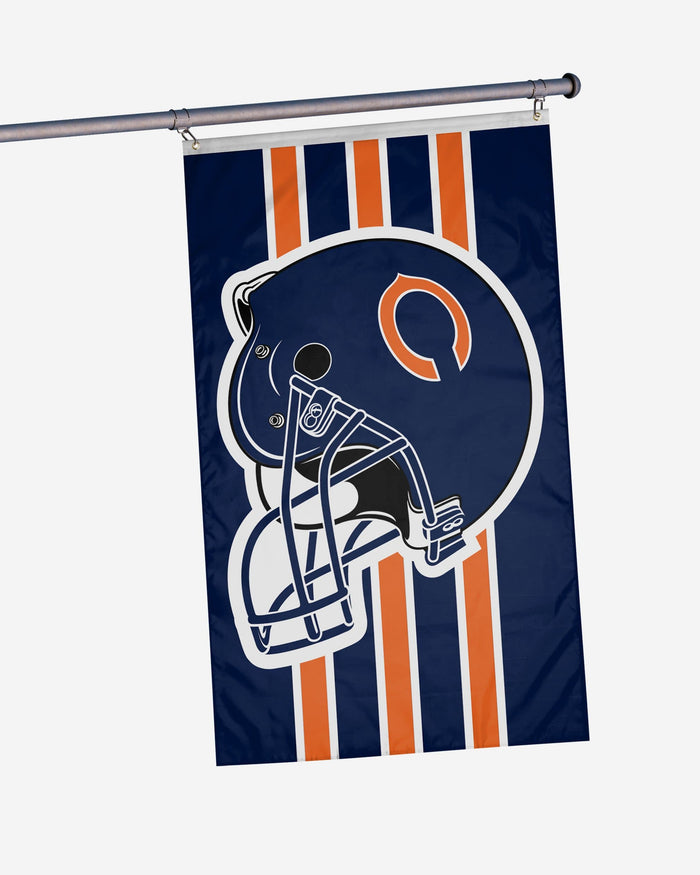 Chicago Bears Helmet Horizontal Flag FOCO - FOCO.com