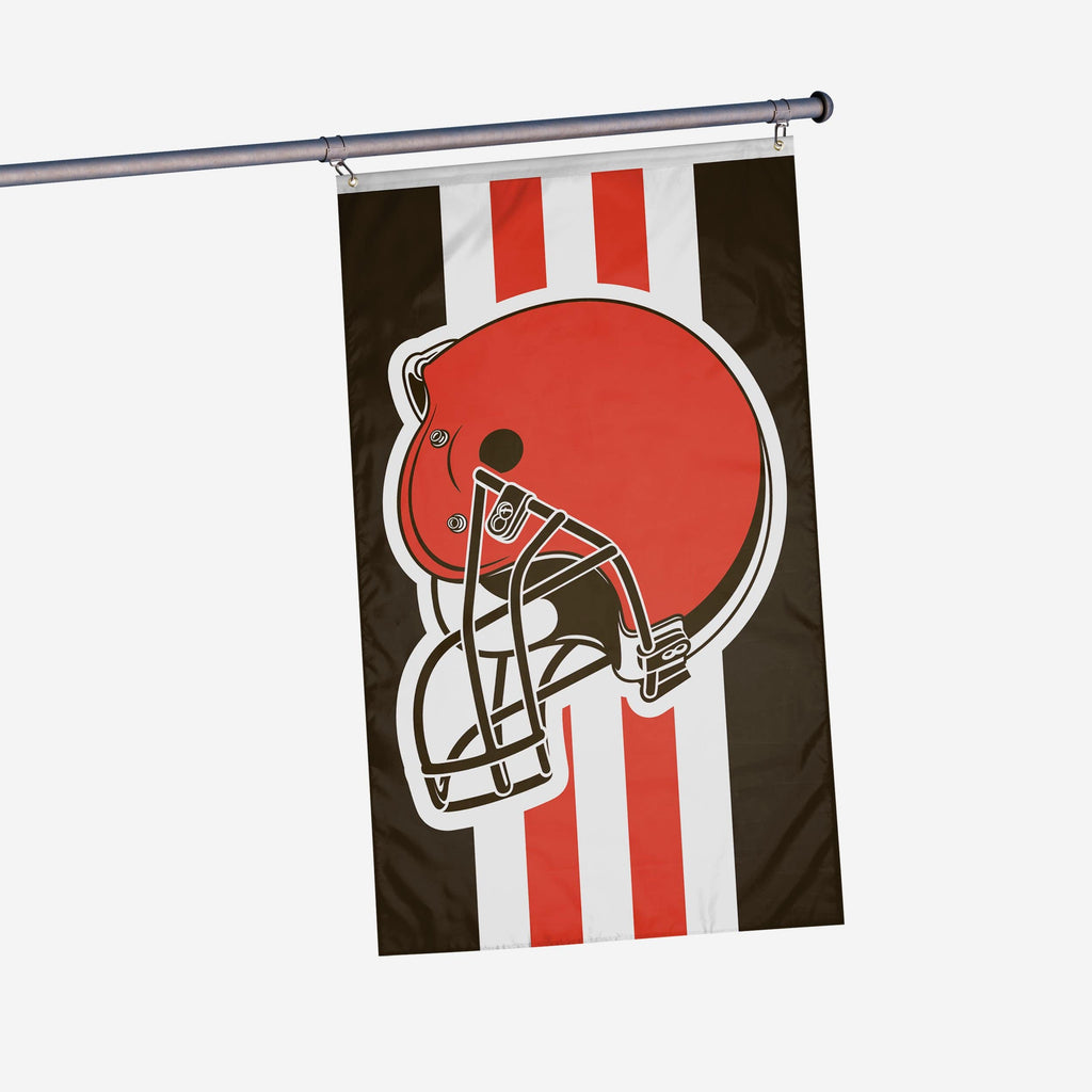Cleveland Browns Helmet Horizontal Flag FOCO - FOCO.com