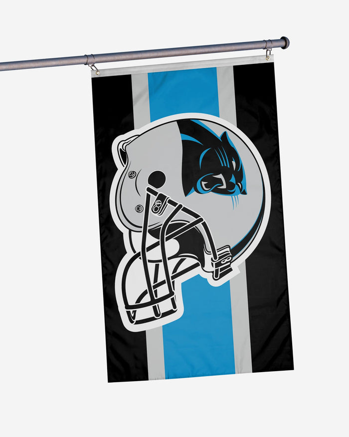 Carolina Panthers Helmet Horizontal Flag FOCO - FOCO.com